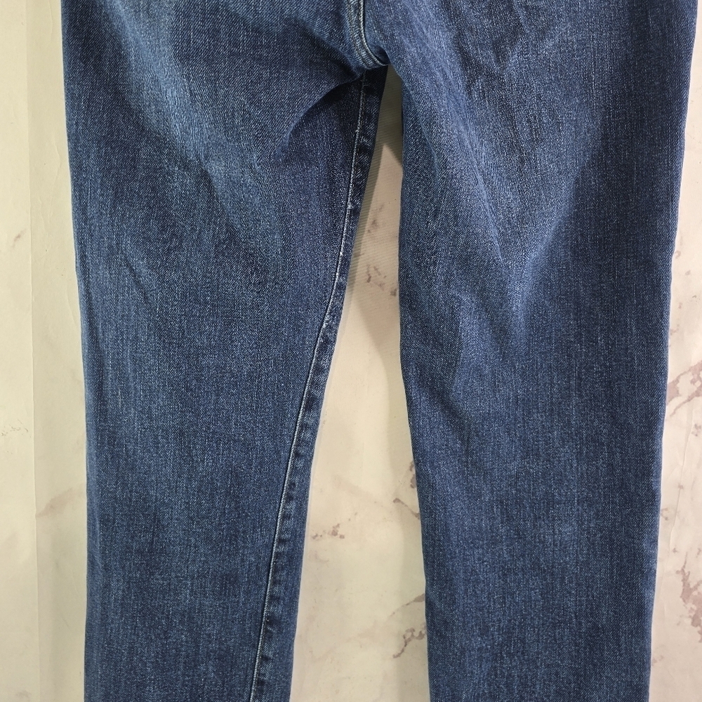 Marine Layer Jeans Womens 27 Vintage Straight Dark Wash Denim High Rise Stretch - Picture 7 of 10